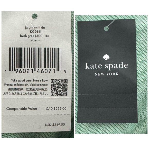 Kate Spade Jazzy Gingham Ponte Fiorella Dress Women's Size S NWT $249 - Picture 7 of 11